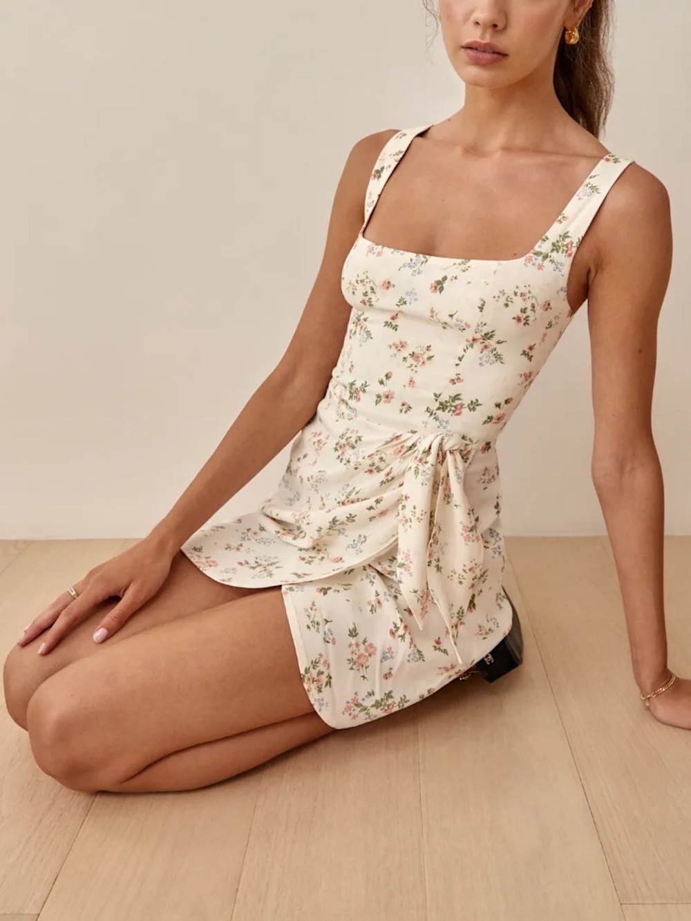 Reformation Hedy Wrap Mini Dress Size 2